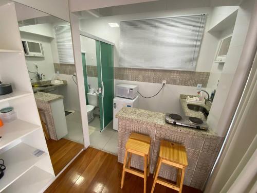 Kylpyhuone majoituspaikassa Vina Rio