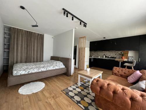 Vuode tai vuoteita majoituspaikassa dk.rooms