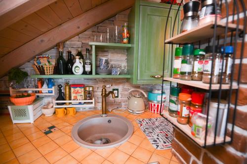 Dapur atau dapur kecil di Villa Lady Stone