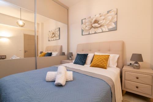 Кровать или кровати в номере La Catalina Villa