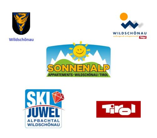 a selection of logos for the different components of aaa at Sonnenalp Sonnhang de Luxe in Niederau