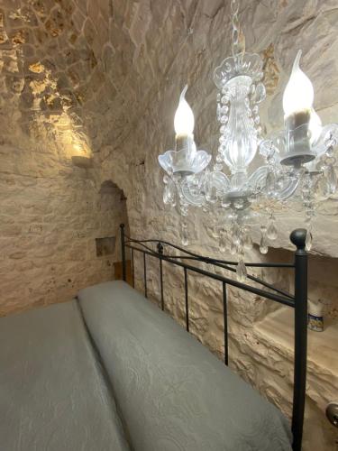 Letto o letti in una camera di Trulli sull'Aia San Michele