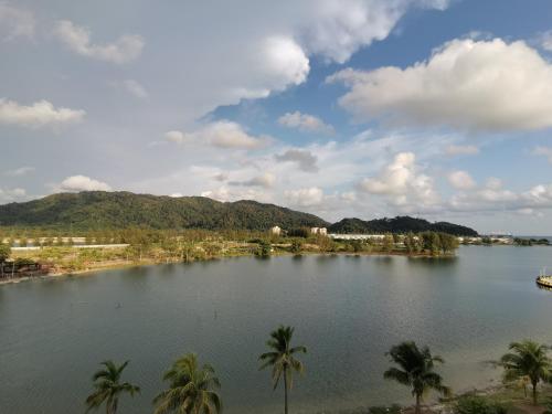 Landskap semula jadi dekat dengan apartmen