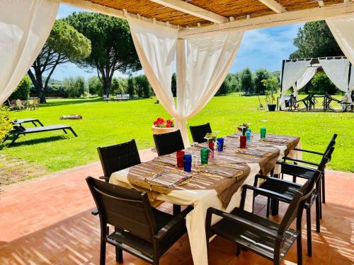 Zahrada ubytování B&B VALLE D'ORO