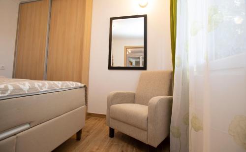 Ένα ή περισσότερα κρεβάτια σε δωμάτιο στο Guesthouse Seaview