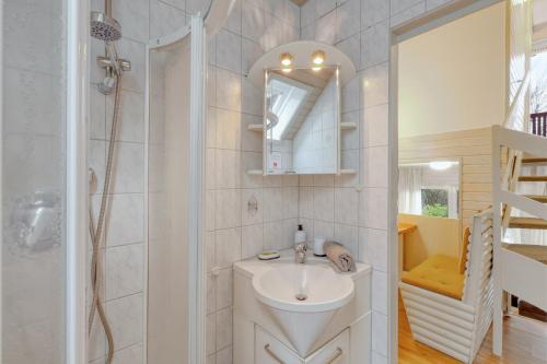 Koupelna v ubytování Ferienhaus bei Simone mit Sauna