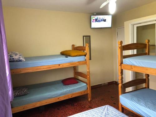 Postel nebo postele na pokoji v ubytování Prainha Pousada - Bar e Restaurante