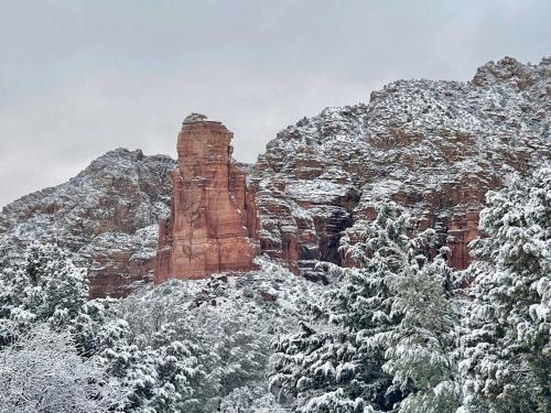 Το Sedona Quail Hollow Retreat τον χειμώνα