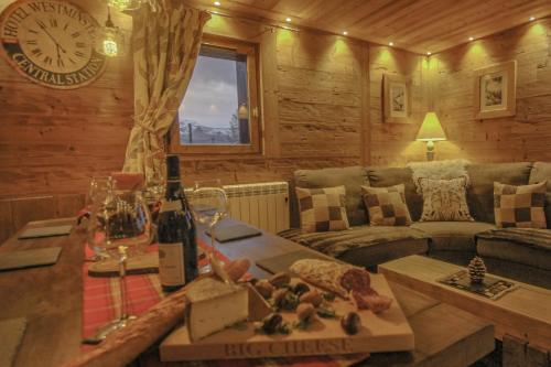 モンシャヴァンにあるChalet Miravidi, Montchavin-La Plagne, Jacuzzi & Saunaのギャラリーの写真