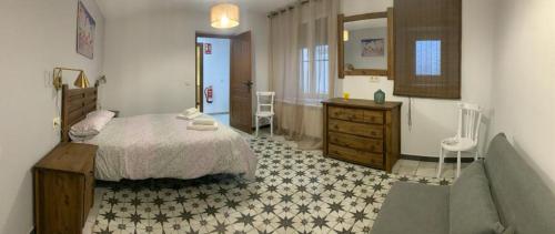Cama o camas de una habitación en Casa de los Maestros