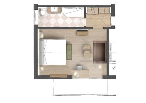 The floor plan of AllgäuHotel Tanneck