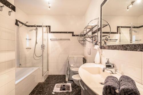 Kúpeľňa v ubytovaní Apartement Santner