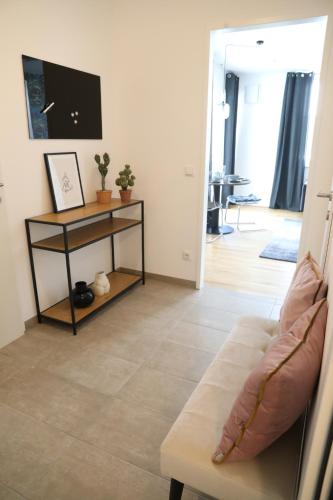 Μια τηλεόραση ή/και κέντρο ψυχαγωγίας στο City-Apartment Die kleine Mü