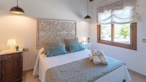 Postel nebo postele na pokoji v ubytování Casita de Jero Coín by Ruralidays