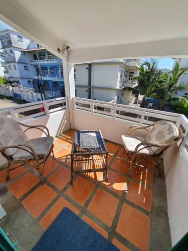 Un balcón o terraza de Appartement & Studio Lolla
