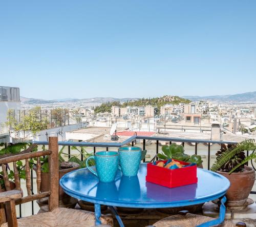 Fotografia z galérie ubytovania Central penthouse with amazing city and Lycabettus view v Aténach