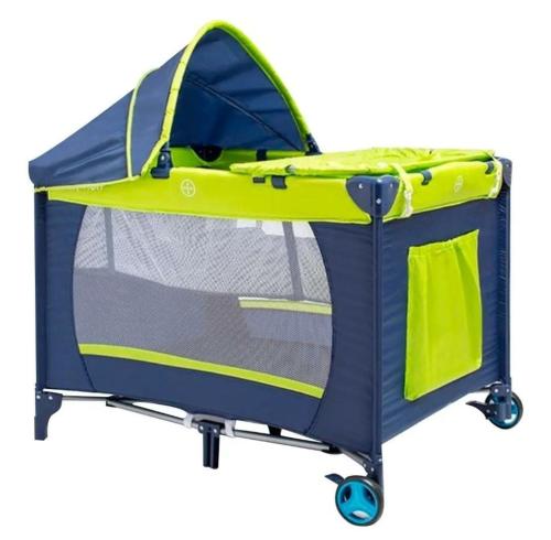 a folding kayak cart with a yellow and blue cover at House with large terrace, jacuzzi and gated parking for one car in Montevideo
