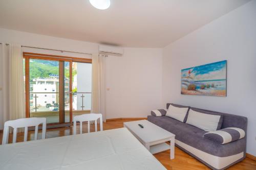 Posezení v ubytování Alex Lux sea view aparmtent 2