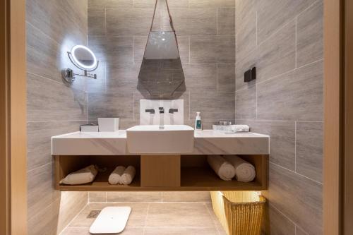 Ένα μπάνιο στο Atour Hotel Changde Laoximen
