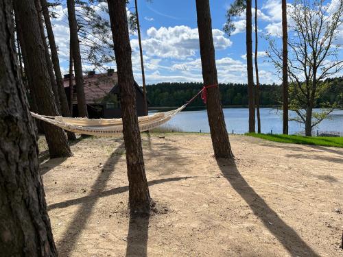 Mazurski Dom nad Jeziorem & Sauna - plaża, łódka, kajak, grill