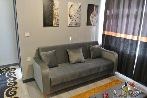 Ruang duduk di Emirhan Guesthouse & Suites