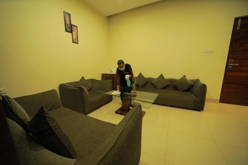 Zona de estar de Vijaya Tej Clarks Inn
