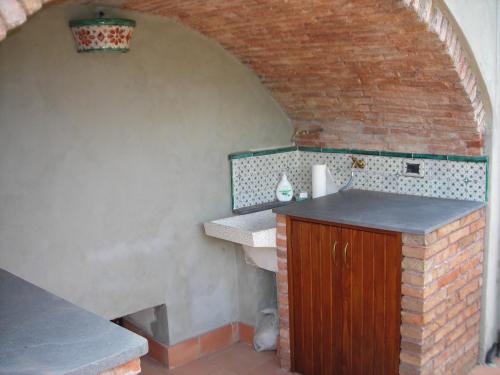 Vonios kambarys apgyvendinimo įstaigoje Il Giardino di Galatea