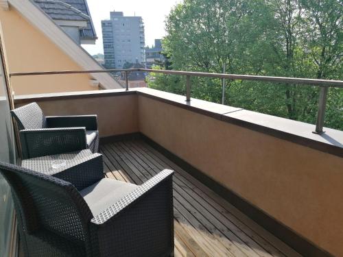 Balkoni atau teres di Easy-Living Kriens Apartments