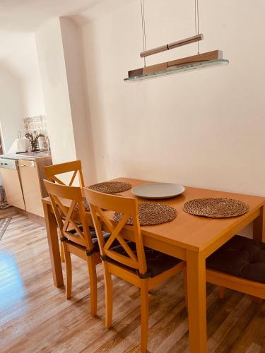 Η κουζίνα ή μικρή κουζίνα στο Ferienwohnung Horst
