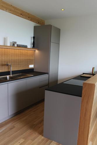 Dapur atau dapur kecil di Ferienwohnungen Faulhauer