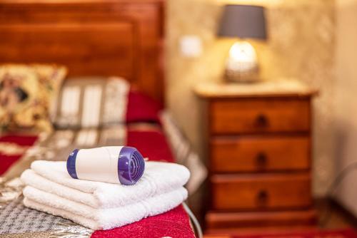 Ένα ή περισσότερα κρεβάτια σε δωμάτιο στο Excellent apartment in Palanga