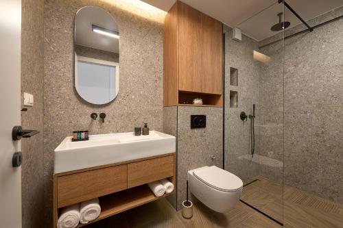 Koupelna v ubytování Luxury Apartments Villa Mala Split