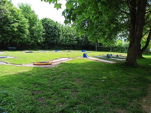 Zahrada ubytování Moderner Bungalow D51 Europa Feriendorf 2-5 Personen