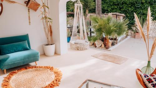 Caballito de Mar Boutique Hotelにある庭
