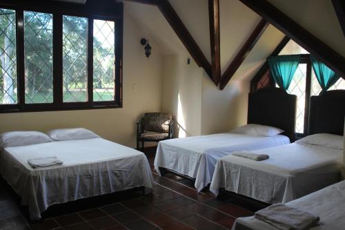 Katil atau katil-katil dalam bilik di Canaima 1 Hacienda Agroturística