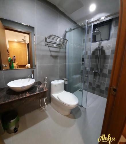 Koupelna v ubytování Aloha Hotel Vung Tau