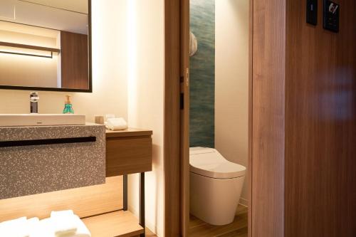 Koupelna v ubytování Okinawa Prince Hotel Ocean View Ginowan