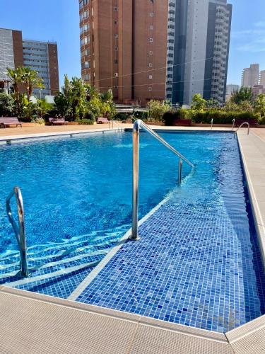 Seaview apartment with pool at Torremar