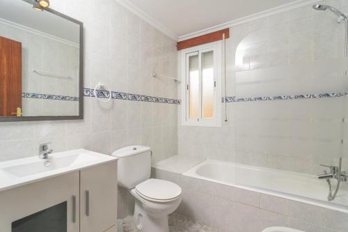 Koupelna v ubytování Casa Manolo