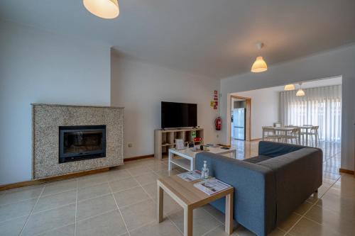 Posezení v ubytování Central Suites Arouca