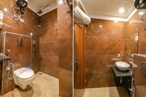 Bilik mandi di Hotel Emblem Suites- Near Delhi Airport