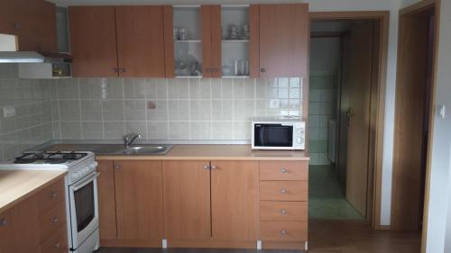 Apartment House Sumrakにあるキッチンまたは簡易キッチン