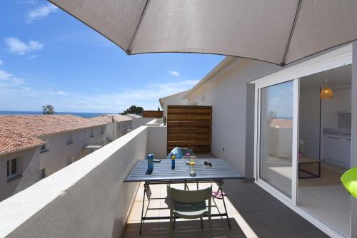 Résidence Marina di Bravone - appartement 4 personnes vue mer 1er étage N66
