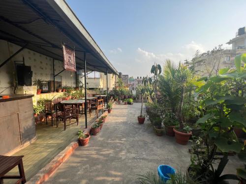 Restaurace v ubytování Holy Land Hotel Nepal