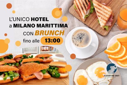 Foto dalla galleria di Hotel Elefantino Grey - Free Brunch & Breakfast Until 13-00 - Vicinissimi a Mirabilandia a Milano Marittima