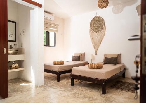 Χώρος καθιστικού στο Villa Los Mangles Boutique Hotel