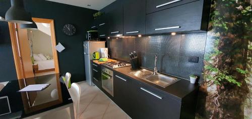 Kjøkken eller kjøkkenkrok på Apartments Macaklin