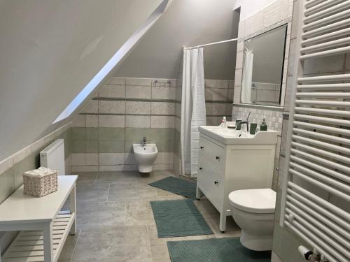 Koupelna v ubytování Apartmán U Březinů