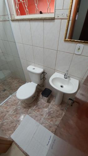 Koupelna v ubytování Pousada São José