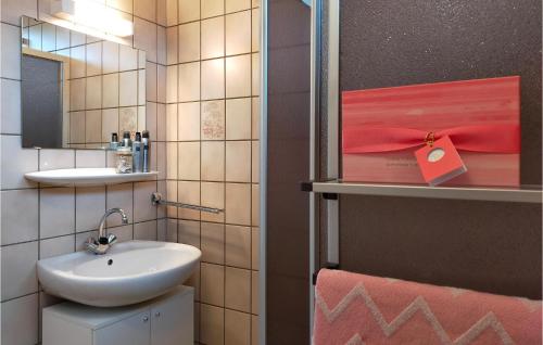 Koupelna v ubytování Lovely Home In Scherpenisse With Kitchen